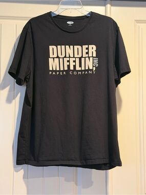Old Navy Black Logo Tee XXL